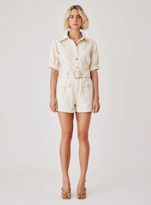 ESMAEE Kokomo Denim Shirt Ivory