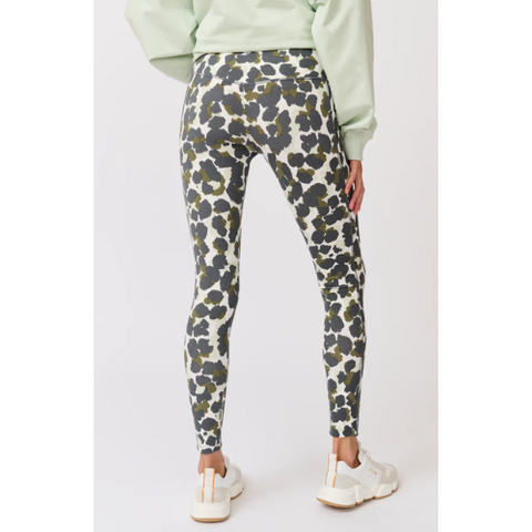 CARTEL AND WILLOW Pixie Legging Khaki Leopard