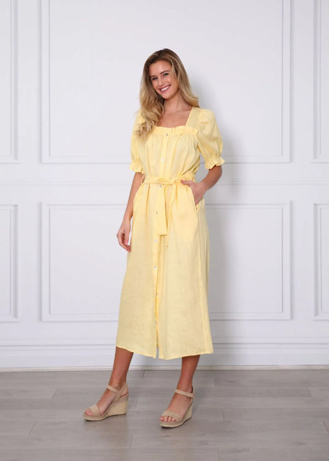 LEONI AUSTRALIA Elka Dress Yellow