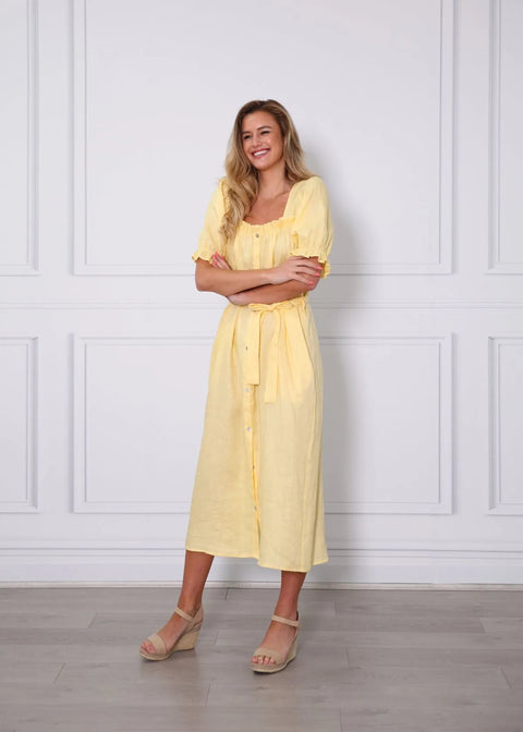 LEONI AUSTRALIA Elka Dress Yellow