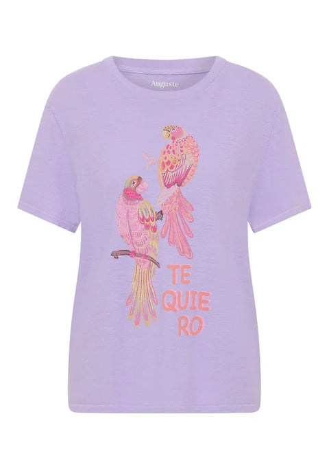 AUGUSTE THE LABEL Parrots Classic Tee Lavender