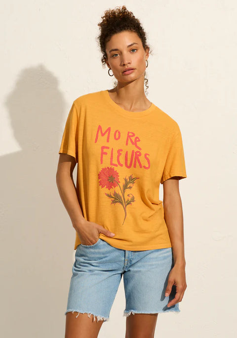 AUGUSTE THE LABEL Fleurs Classic Tee Mango