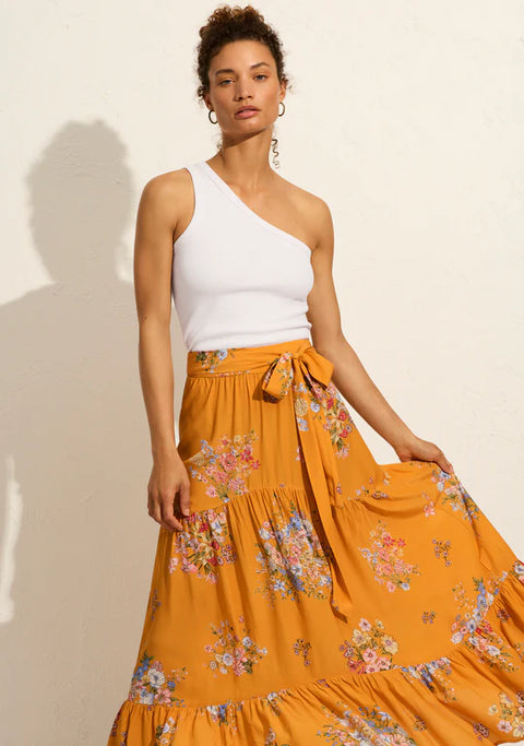 AUGUSTE THE LABEL Farrah Midi Skirt