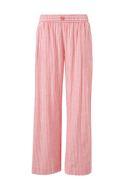 CERES LIFE Lounge Pant Heritage Red Bright White Stripe