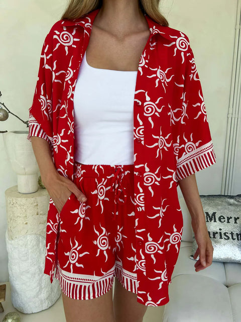 MYLK Aria Set Mykonos Red