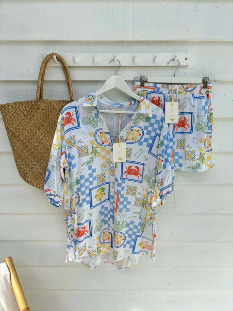 MYLK Aria Set Picnic Print