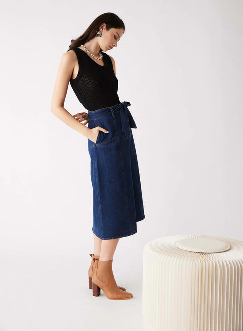 ESMAEE Roam Denim Skirt Denim