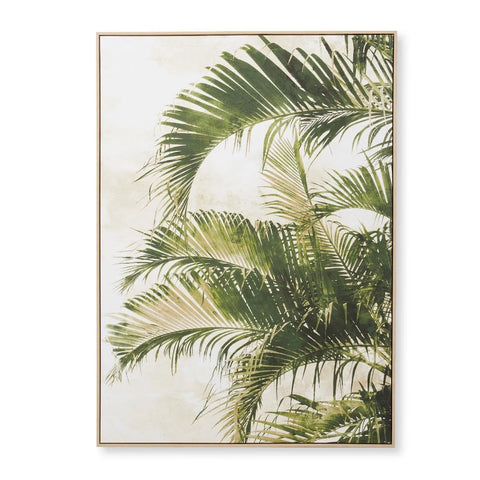 UNDER THE PALM CANVAS WALL ART
