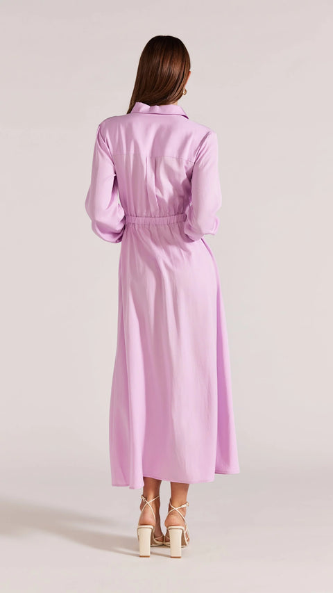 STAPLE THE LABEL Maia Midi Dress Lilac