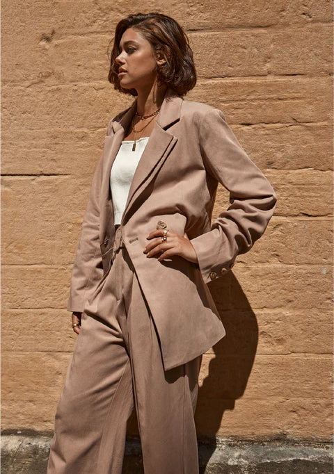 MOS The Label Heirloom Blazer Dusty Clay  MOS THE LABEL  Klou Boutique