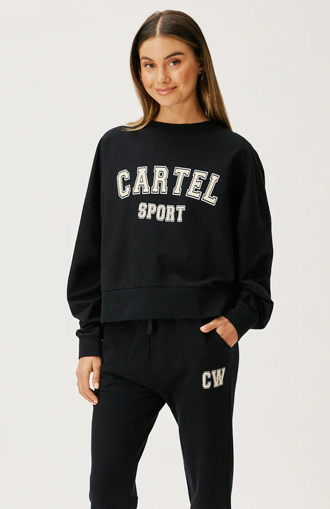 CARTEL AND WILLOW Ivie Sweater Black  CARTEL AND WILLOW  Klou Boutique