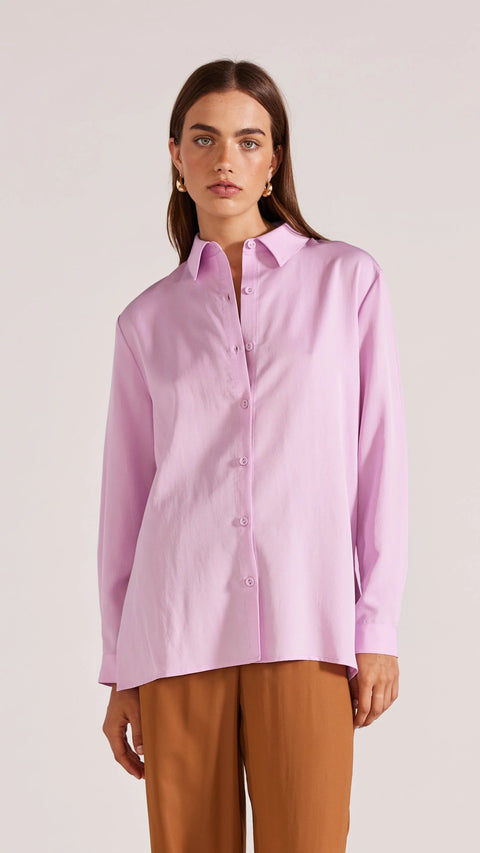 STAPLE THE LABEL Maia Shirt Lilac