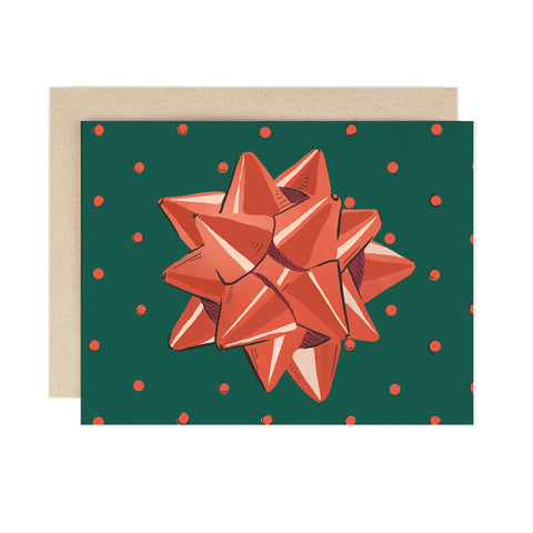 AMY HEITMAN HOLIDAY BOW CARD  AMY HEITMAN GIFT CARD Klou Boutique
