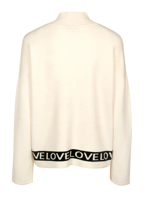 NEVERFULLY DRESSED Cream Love Jumper  NEVER FULLY DRESSED  Klou Boutique