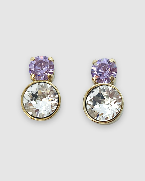Peter Lang JANE Earrings - violet/crystal  PETER LANG  Klou Boutique