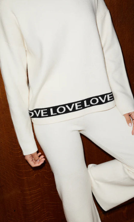 NEVERFULLY DRESSED Cream Love Jumper  NEVER FULLY DRESSED  Klou Boutique