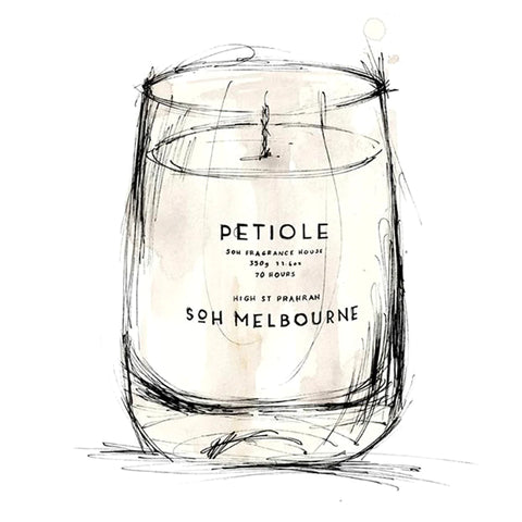 SOH Melbourne Petiole White Matte Glass  SOH Melbourne  Klou Boutique