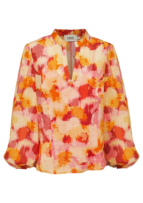 MOS The Label Never Ending Summer Blouse Print  MOS THE LABEL  Klou Boutique